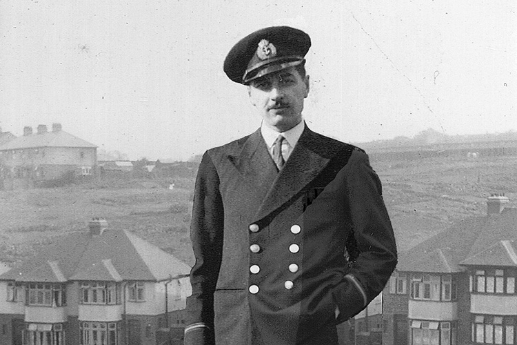 George in England merchant navy uniform
