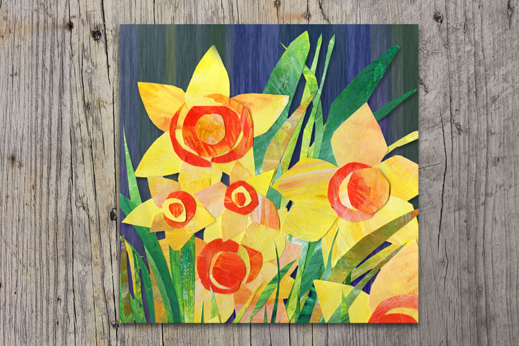 Daffodils collage