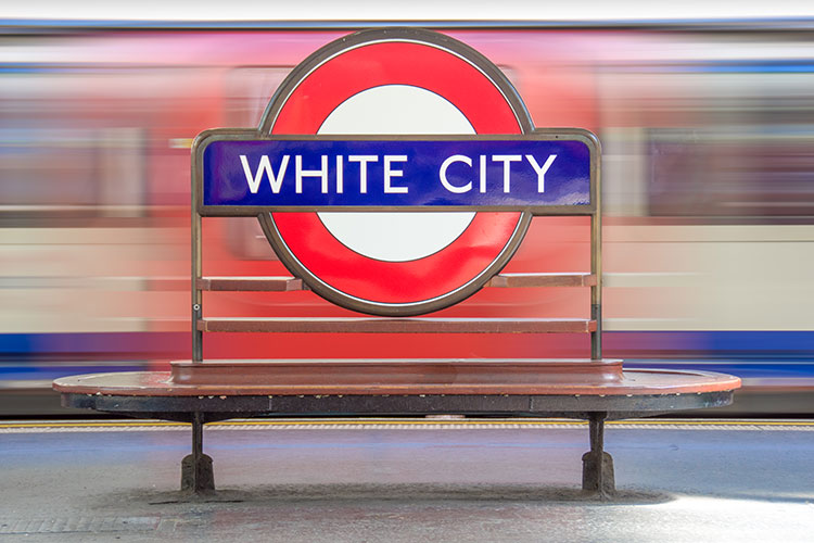 White City underground sign