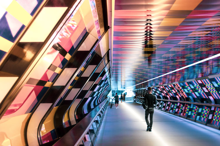 Camille Walala design for tunnel