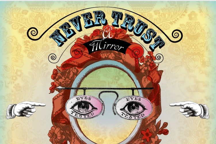 Never trust a mirror in illustration detail