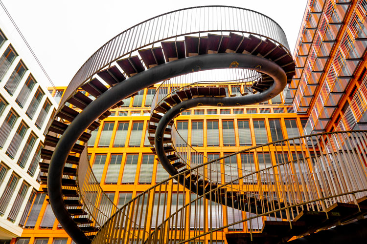 Staircase art sculpture in Germany