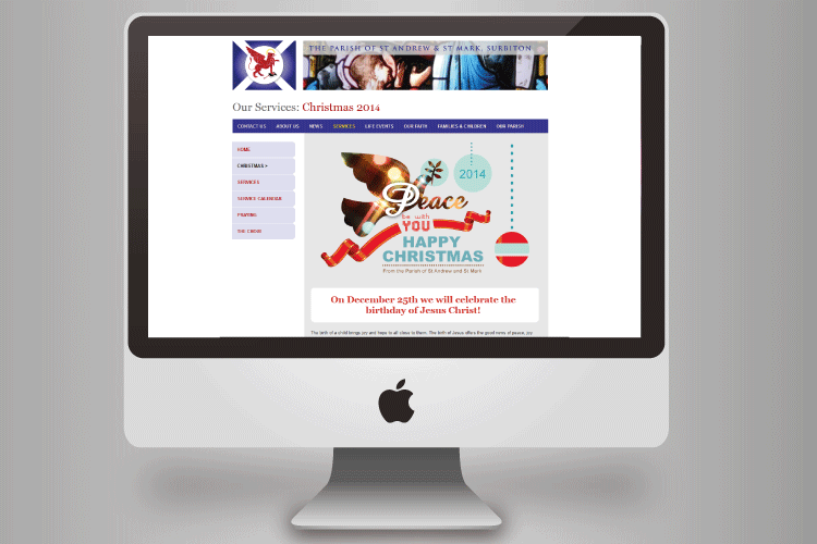 Christmas 2013 web page